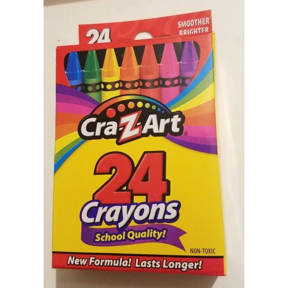 Cra-Z-Art Crayons 20 boxes of 24 colors crayon color school supplies lot new